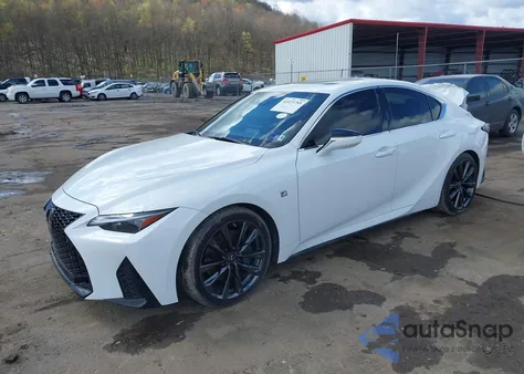 2021 Lexus Is 350 F Sport из США, поврежденный, VIN JTHGZ1B28M5046000